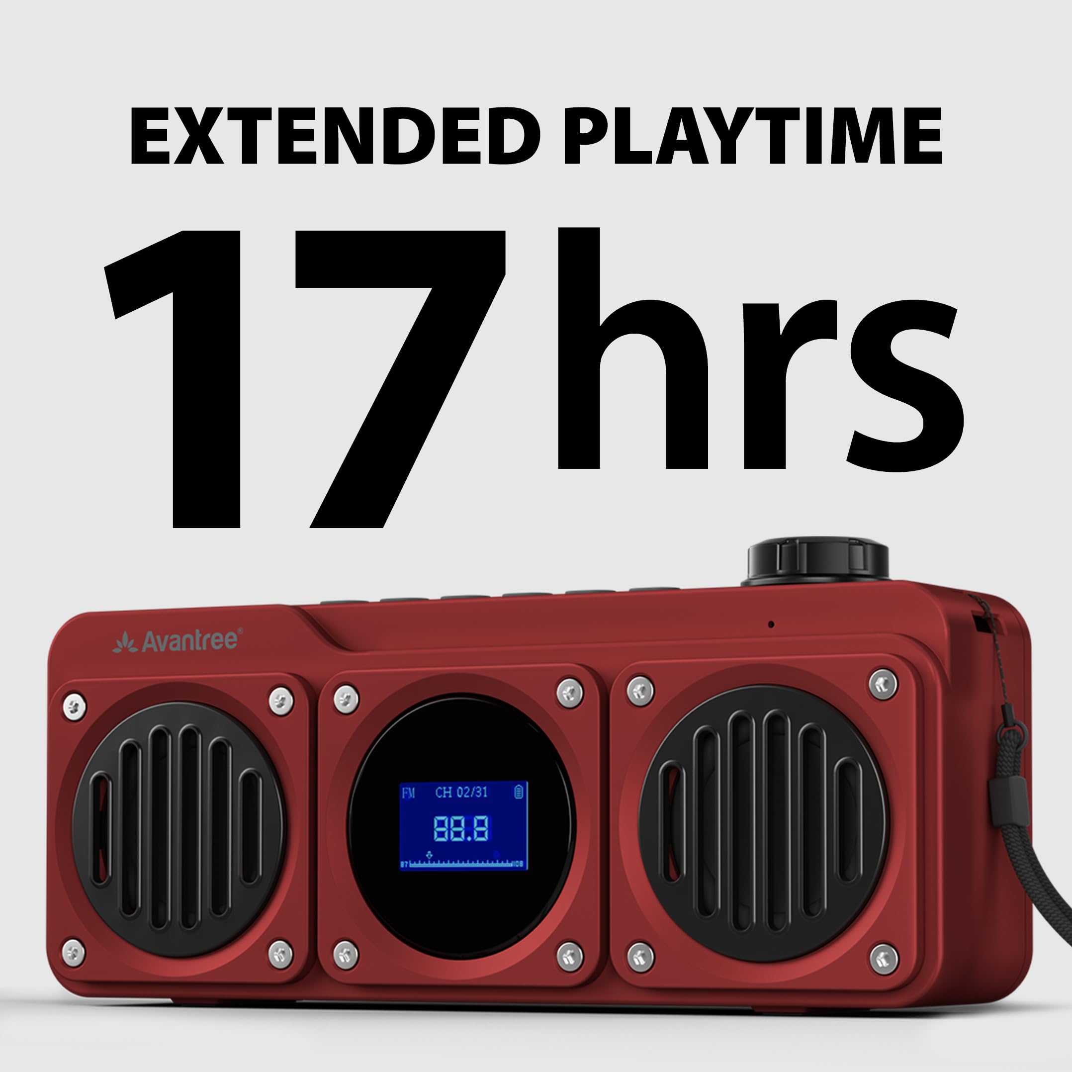 Foto 6 pulgar | Radio Fm Digital Portátil Con Altavoz Bluetooth Avantree Boombyte - Venta Internacional.