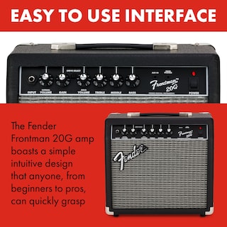 Foto 3 | Amplificador De Guitarra Fender Frontman 20g 20w Con 2 Años De Garantía 6'' Sp - Venta Internacional.