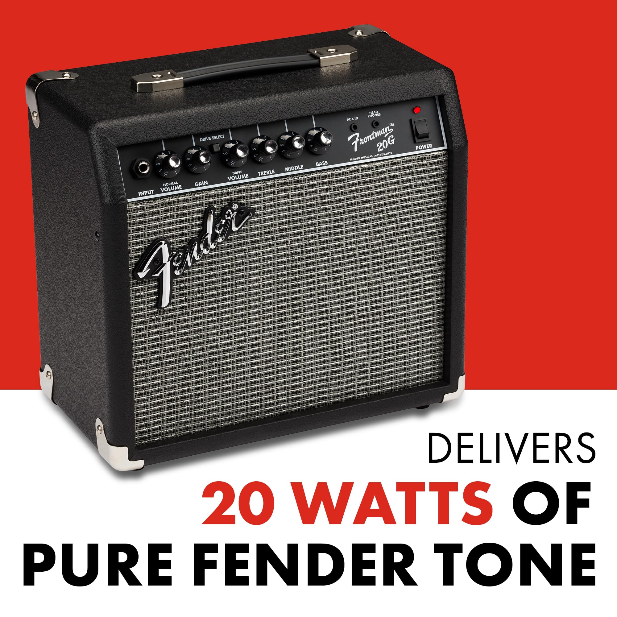 Foto 5 pulgar | Amplificador De Guitarra Fender Frontman 20g 20w Con 2 Años De Garantía 6'' Sp - Venta Internacional.
