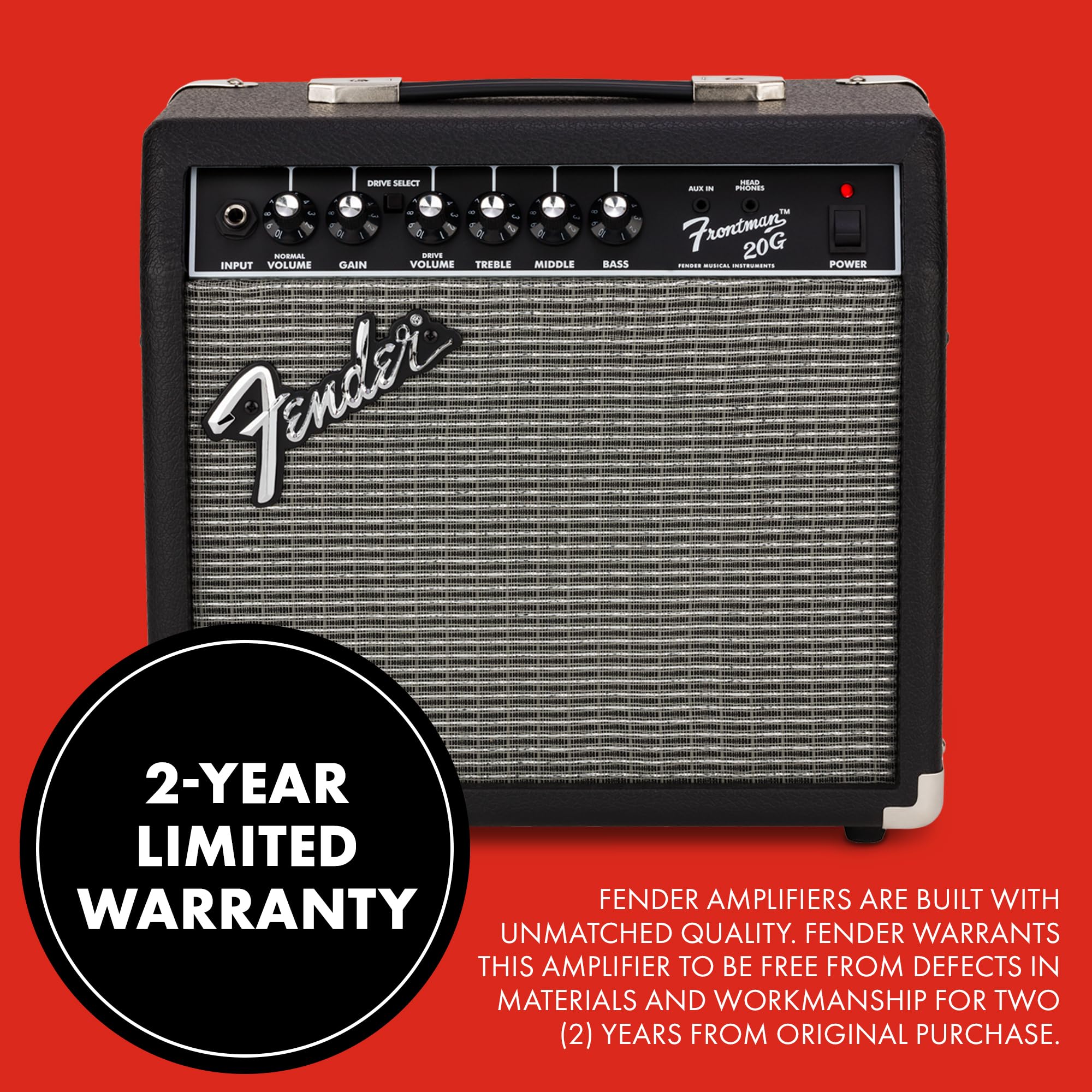 Foto 6 pulgar | Amplificador De Guitarra Fender Frontman 20g 20w Con 2 Años De Garantía 6'' Sp - Venta Internacional.