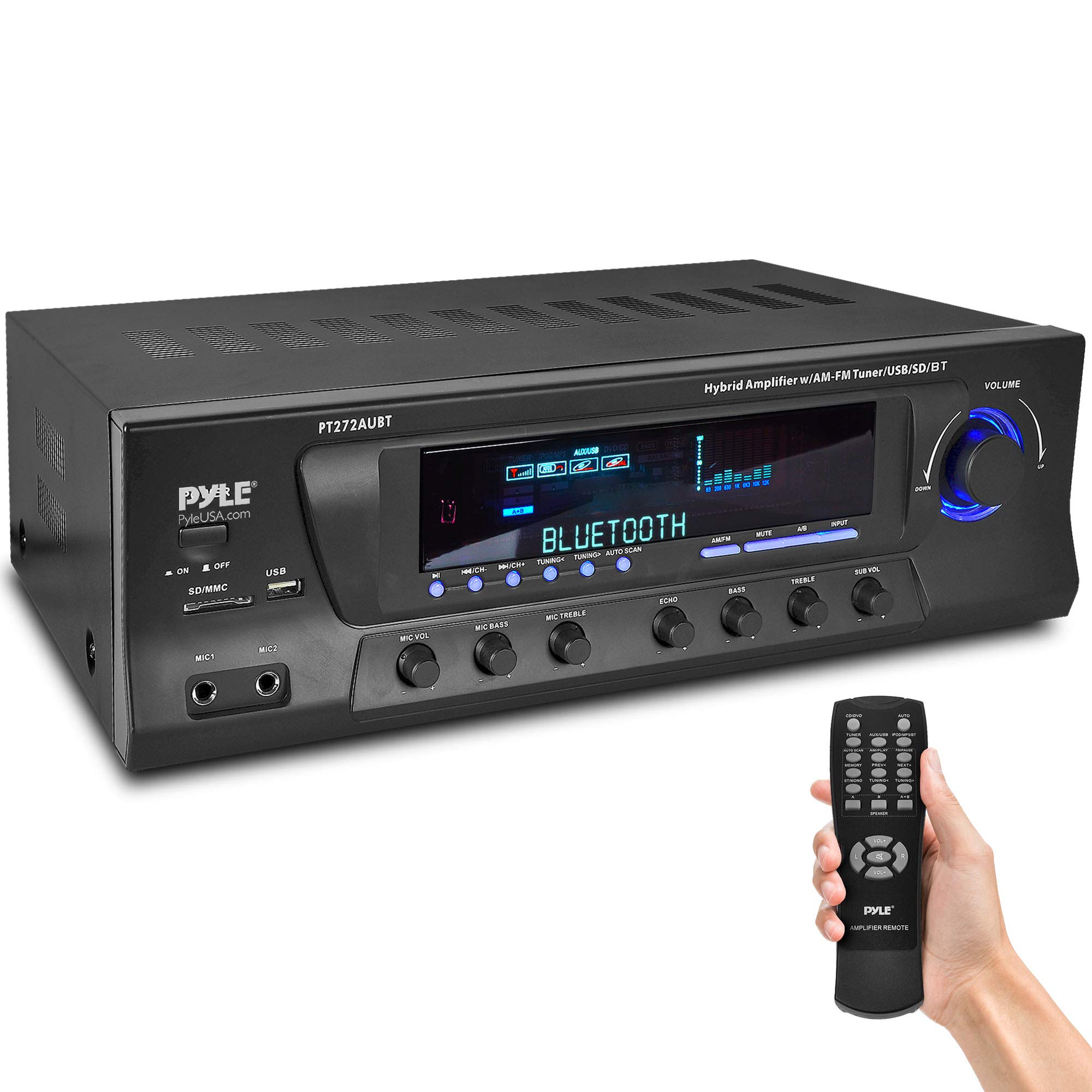 Foto 2 pulgar | Amplificador De Potencia Pyle Pt272aubt Inalámbrico Bluetooth 300w - Venta Internacional.