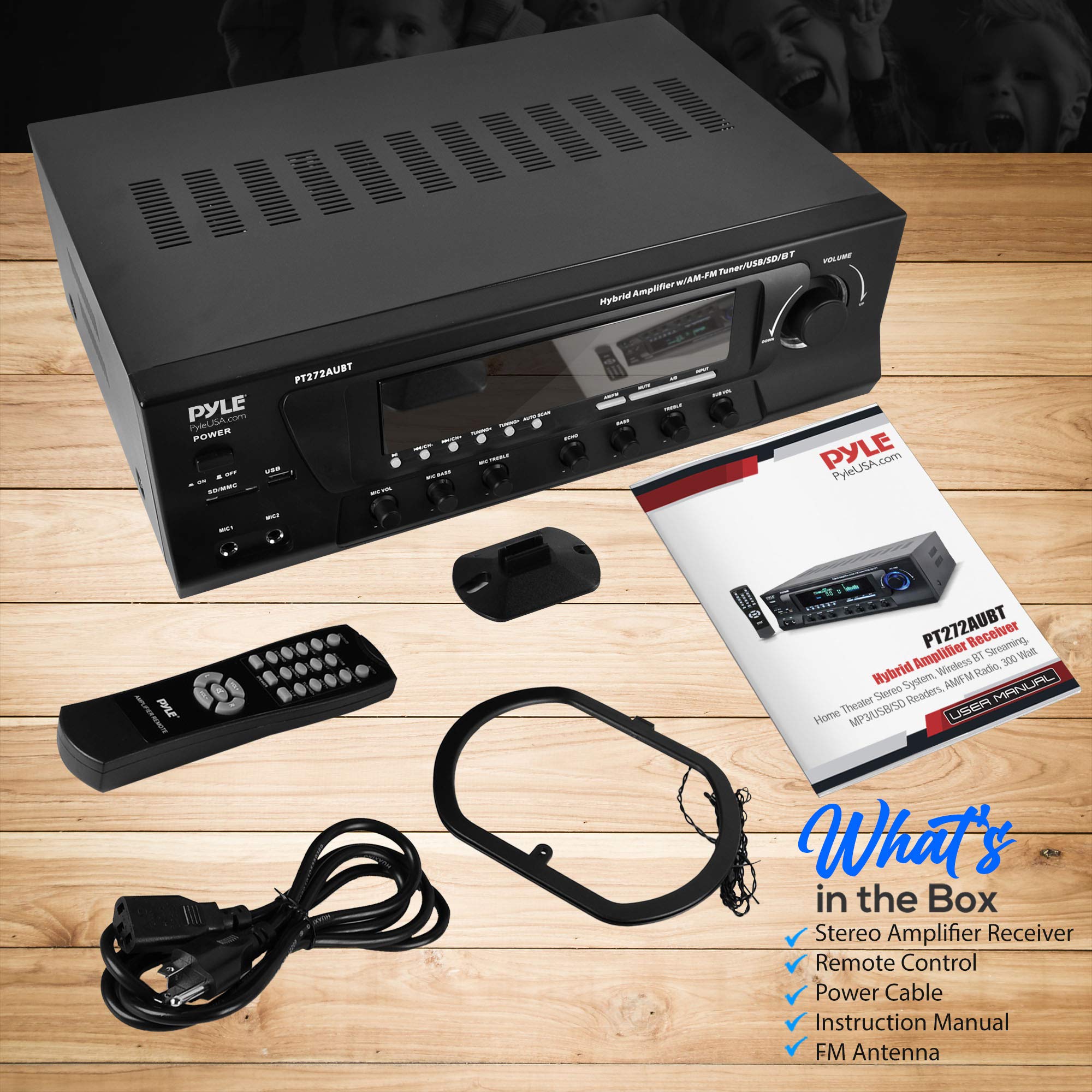 Foto 8 pulgar | Amplificador De Potencia Pyle Pt272aubt Inalámbrico Bluetooth 300w - Venta Internacional.
