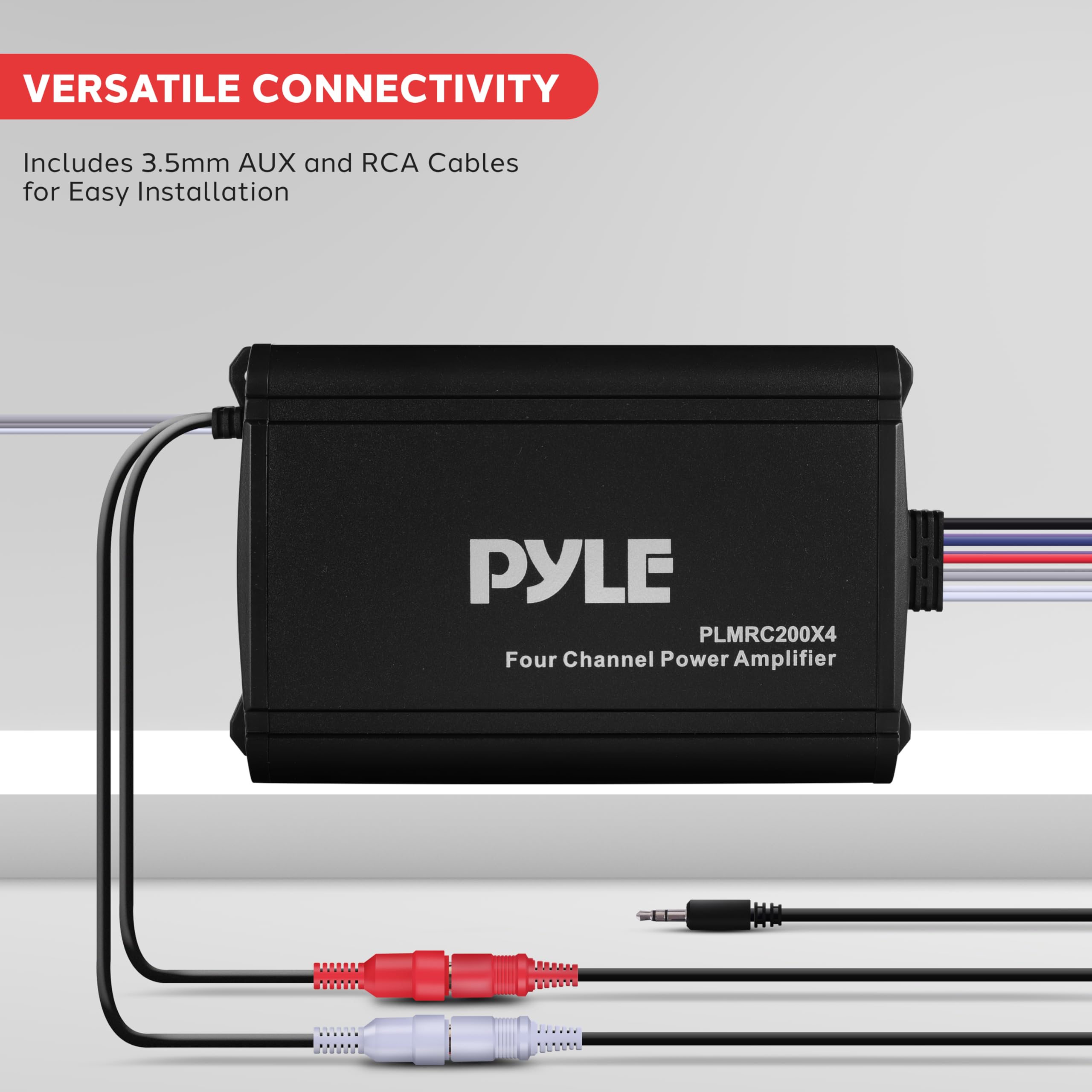 Foto 4 | Amplificador Marino Pyle De 4 Canales, 600 W, Resistente Al Agua Con Bt - Venta Internacional.