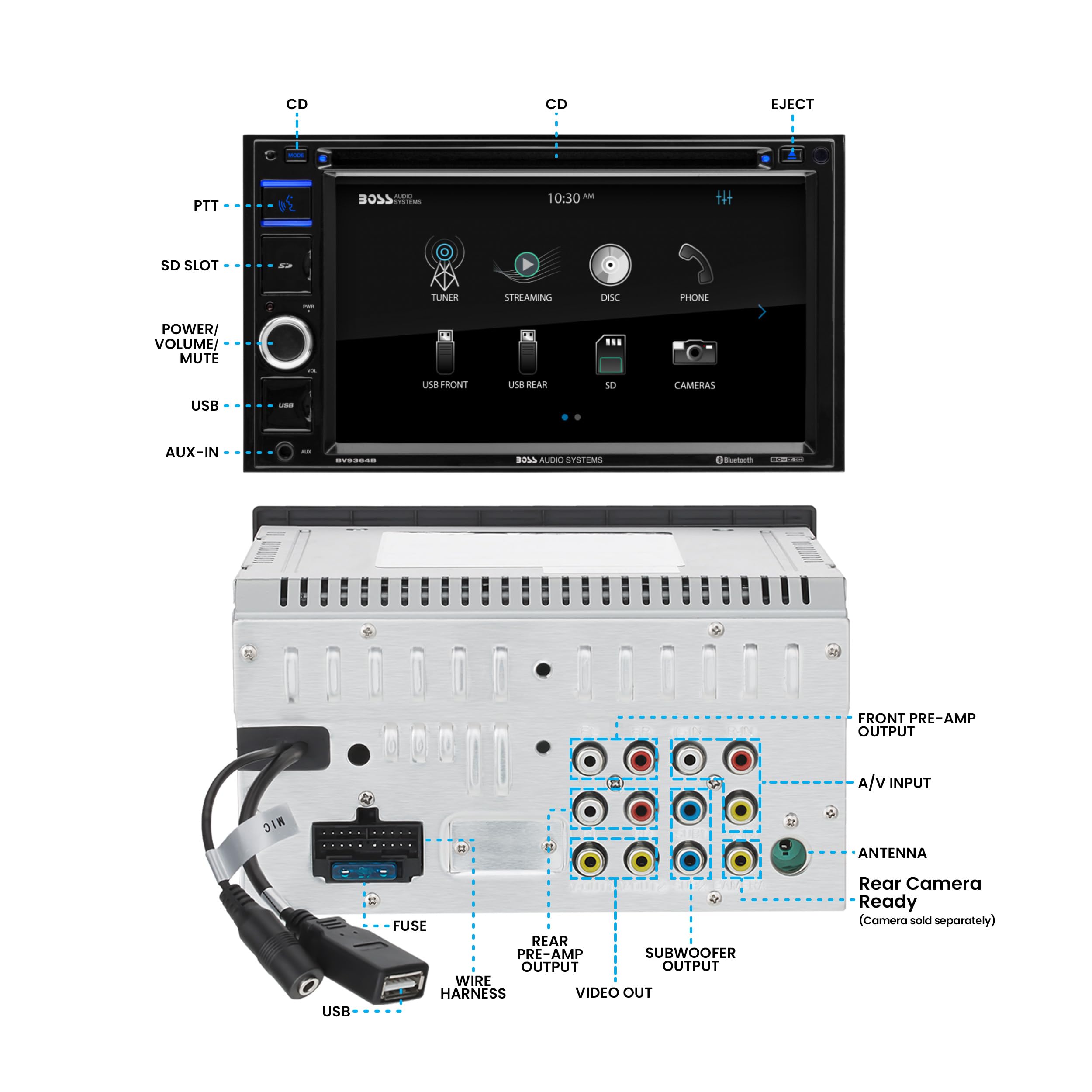 Foto 5 pulgar | Estéreo Para Coche Boss Audio Systems Bvb9364rc Double Din 6.2 Pulgadas Touch - Venta Internacional.