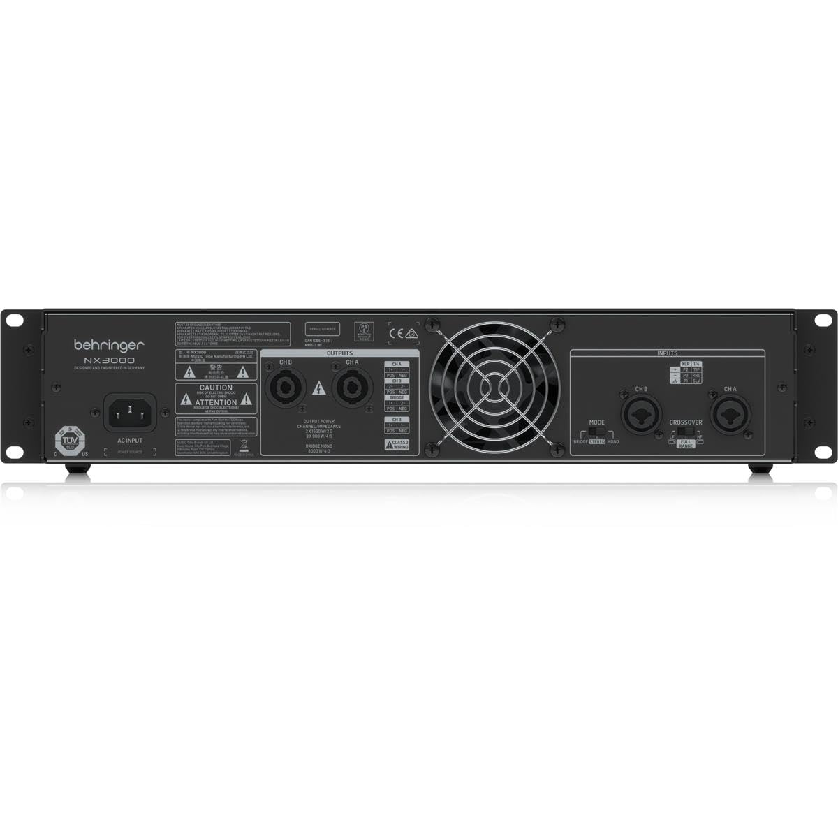 Foto 5 pulgar | Amplificador De Potencia Behringer Nx3000 De 900 W De Pico Por Canal A 4 Ohmios - Venta Internacional.