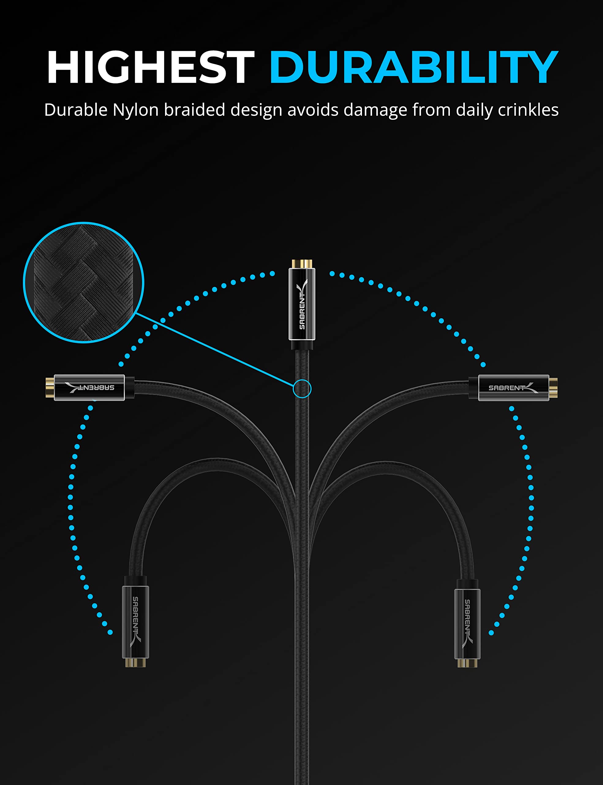 Foto 3 | Adaptador De Conector De Audio De Doble Función Usb Tipo A A 3.5 Mm - Venta Internacional.