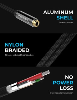 Foto 4 | Adaptador De Conector De Audio De Doble Función Usb Tipo A A 3.5 Mm - Venta Internacional.