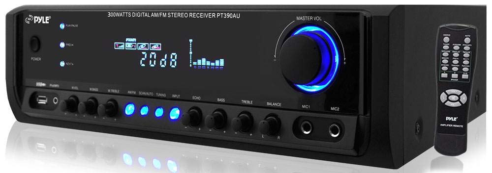 Foto 1 | Sistema Amplificador De Potencia De Audio Para El Hogar Pyle Pt390au 300w 4ch - Venta Internacional.