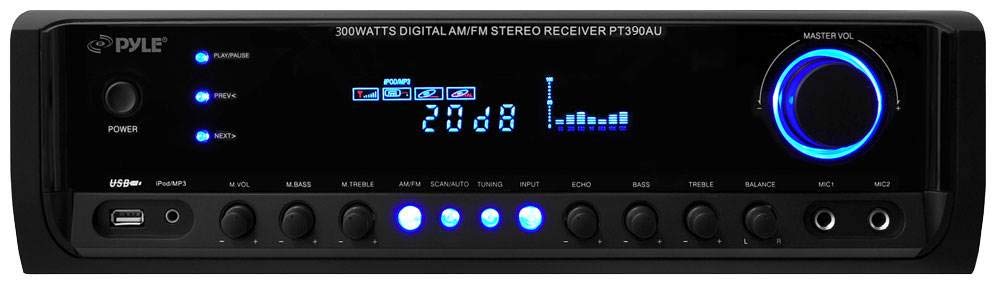 Foto 2 | Sistema Amplificador De Potencia De Audio Para El Hogar Pyle Pt390au 300w 4ch - Venta Internacional.