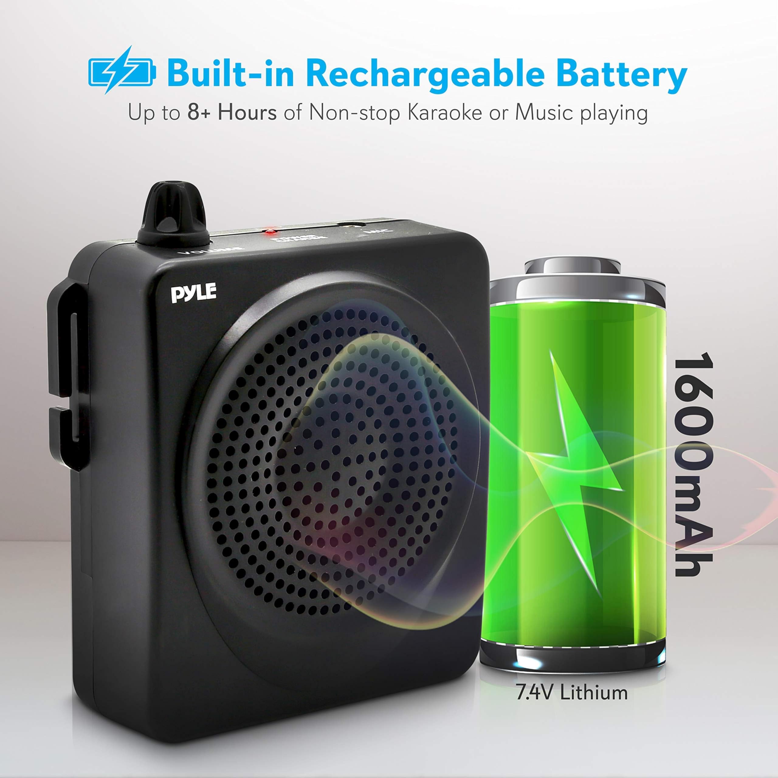 Foto 4 pulgar | Altavoz Pa Portátil Y Amplificador De Voz Pyle Compact 50w - Venta Internacional.