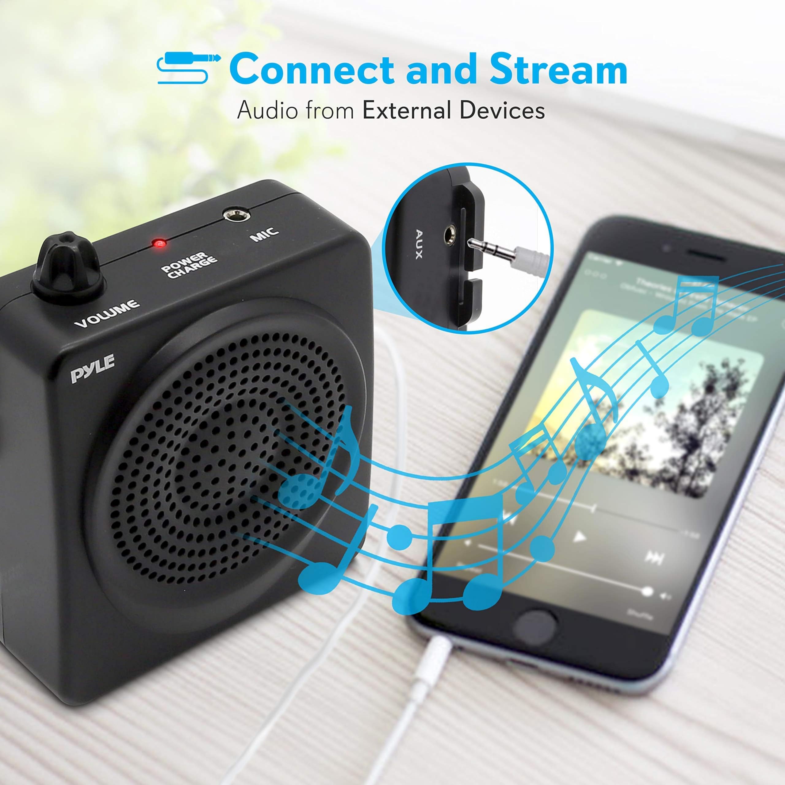 Foto 6 pulgar | Altavoz Pa Portátil Y Amplificador De Voz Pyle Compact 50w - Venta Internacional.