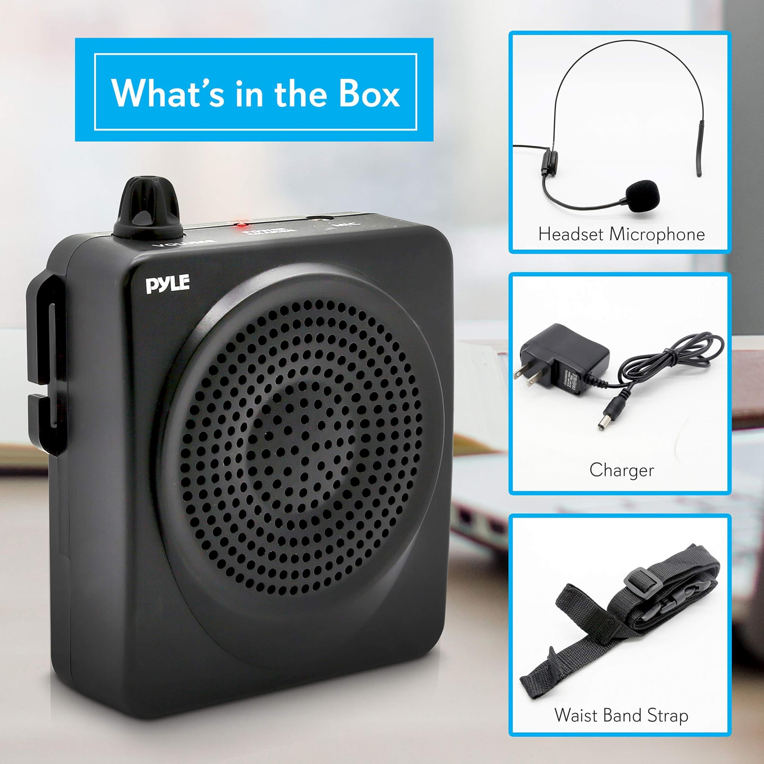 Foto 7 | Altavoz Pa Portátil Y Amplificador De Voz Pyle Compact 50w - Venta Internacional.
