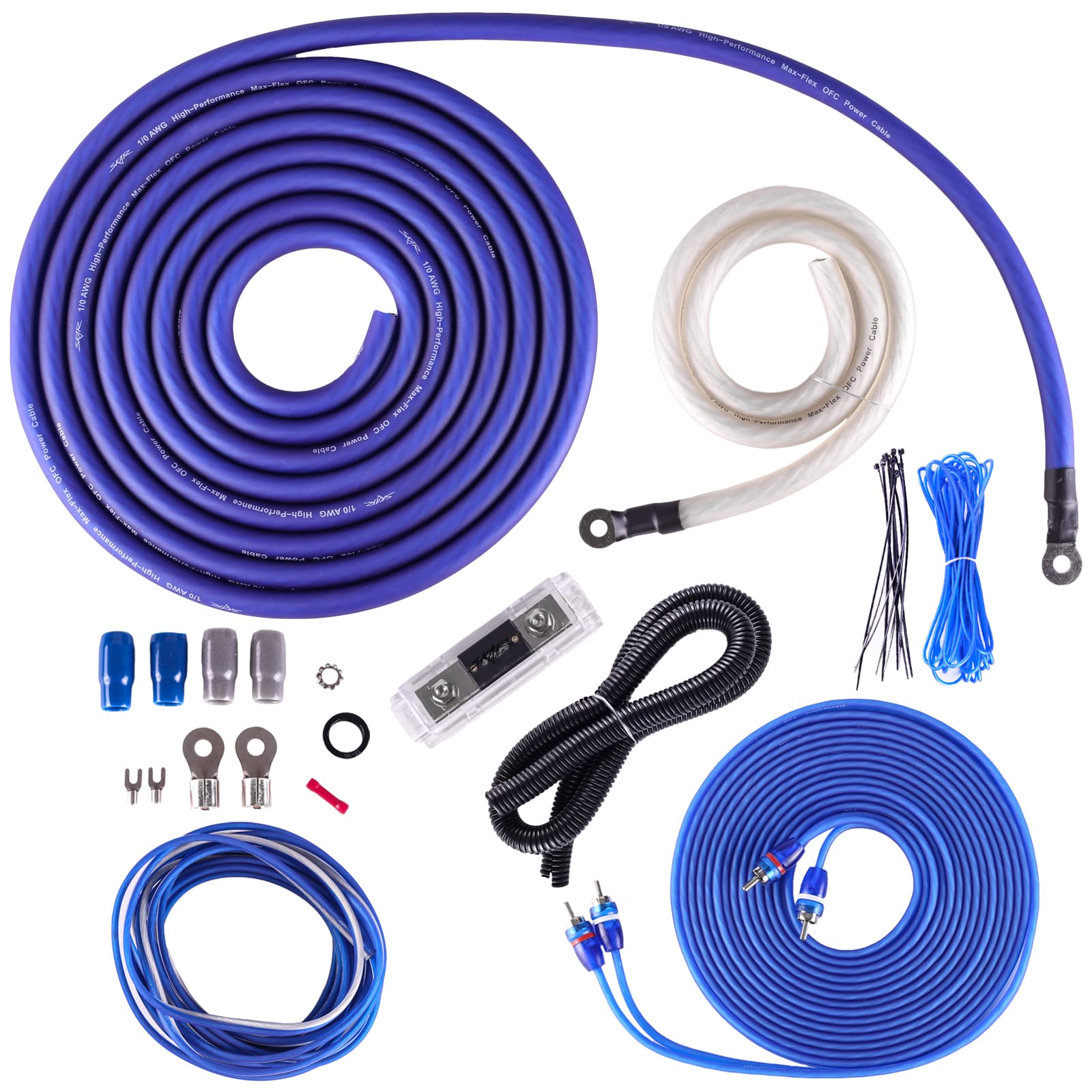 Kit De Cableado Para Instalación De Amplificadores Skar Audio Skar0anl-ofc - Venta Internacional.