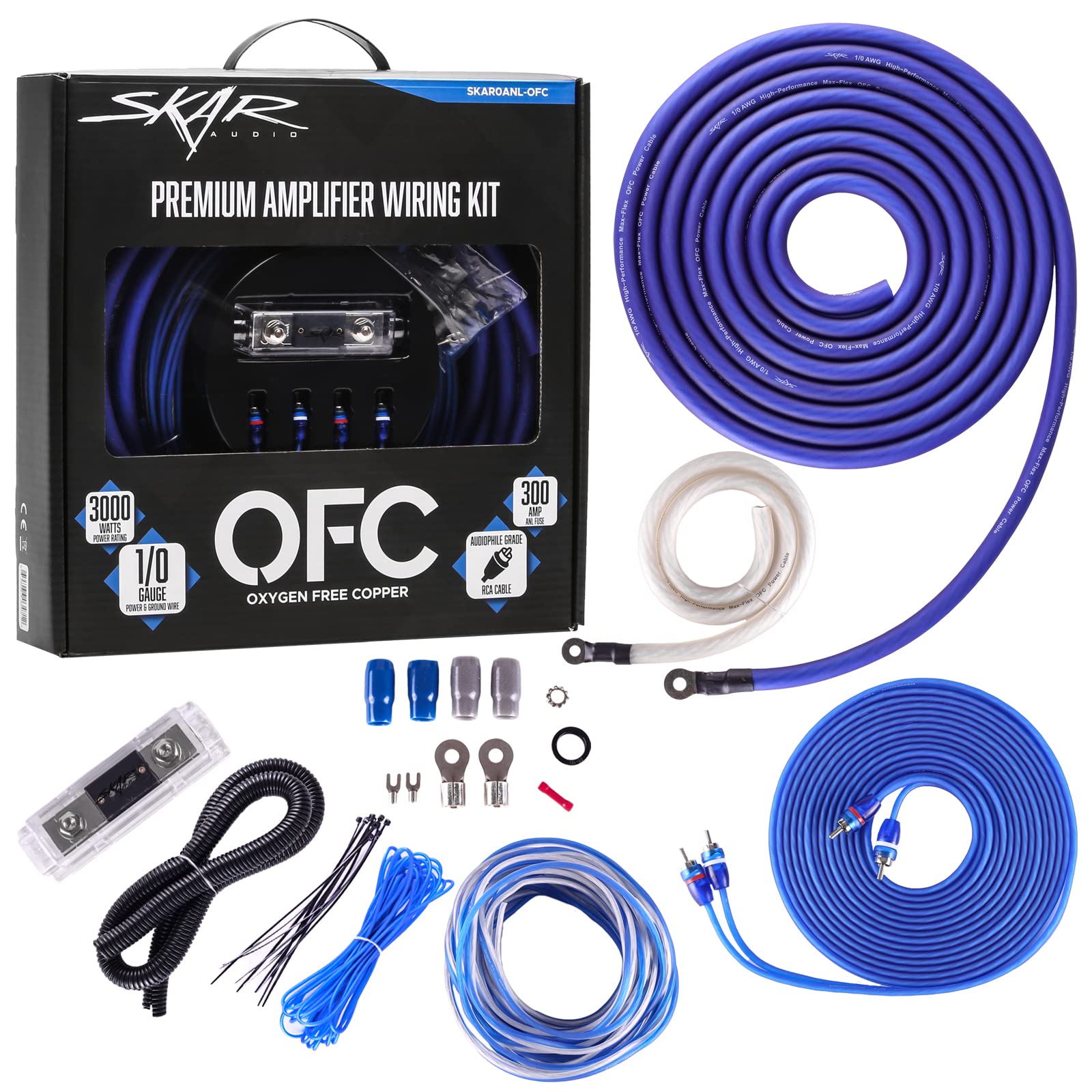 Foto 3 pulgar | Kit De Cableado Para Instalación De Amplificadores Skar Audio Skar0anl-ofc - Venta Internacional.