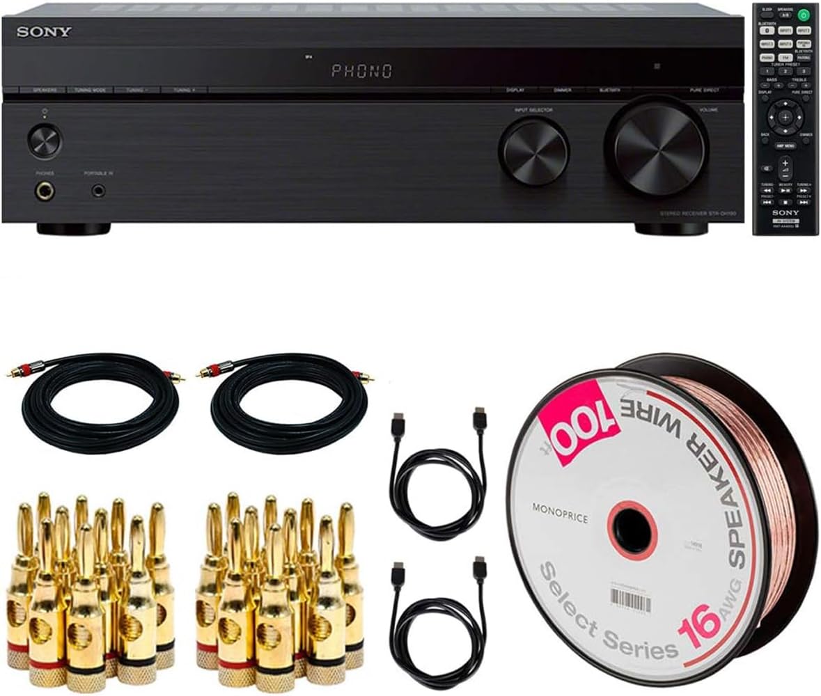 Receptor Estéreo Sony Strdh190 De 2 Canales Con Entrada Phono Bluetooth - Venta Internacional.