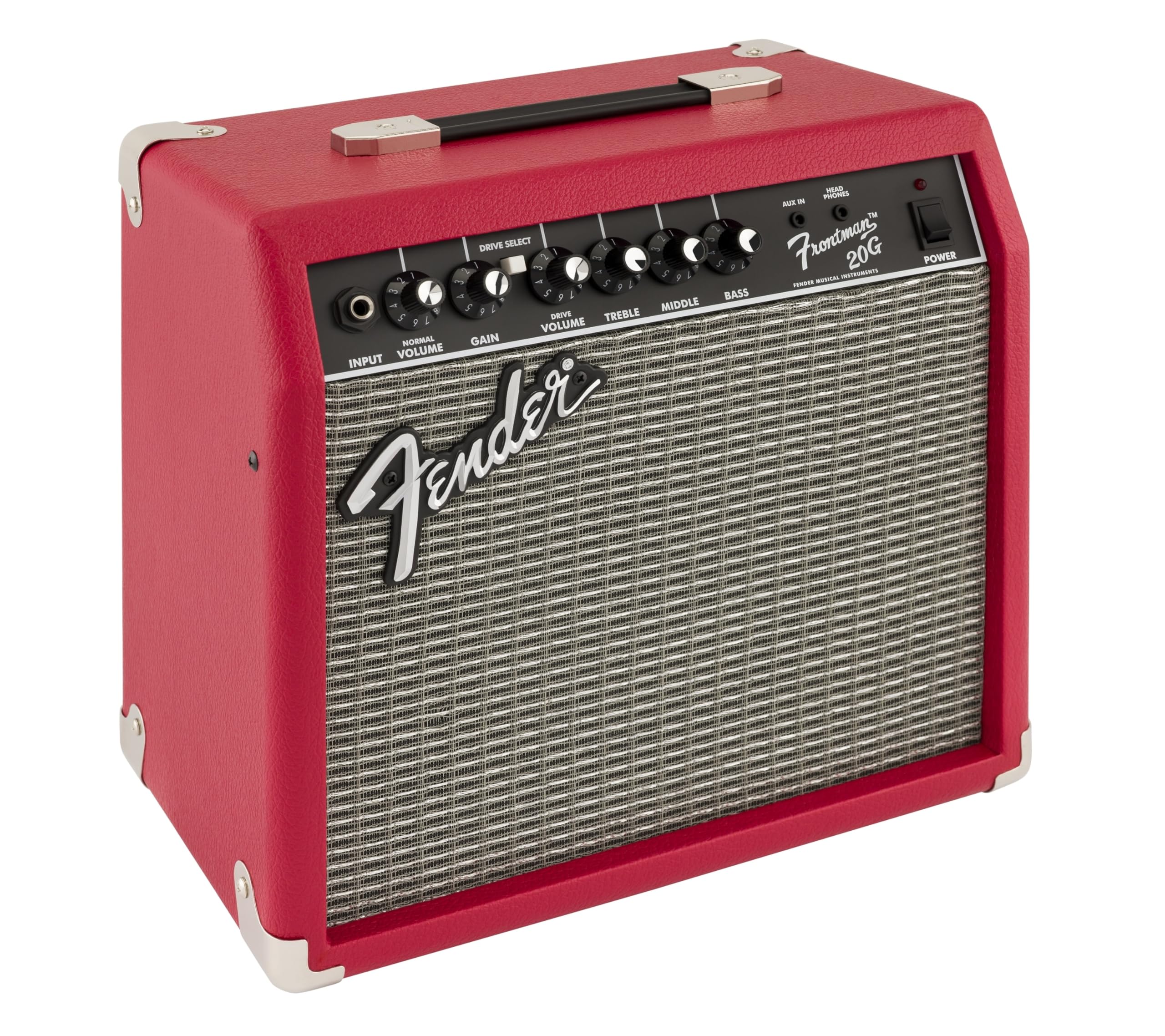 Foto 2 | Amplificador De Guitarra Fender Frontman 20g 20w Con 2 Años De Garantía Rojo - Venta Internacional.
