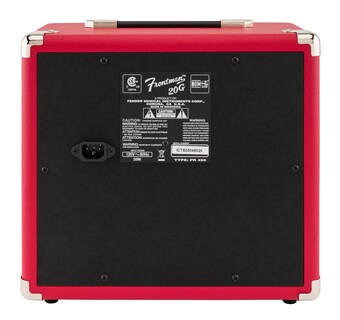 Foto 3 | Amplificador De Guitarra Fender Frontman 20g 20w Con 2 Años De Garantía Rojo - Venta Internacional.