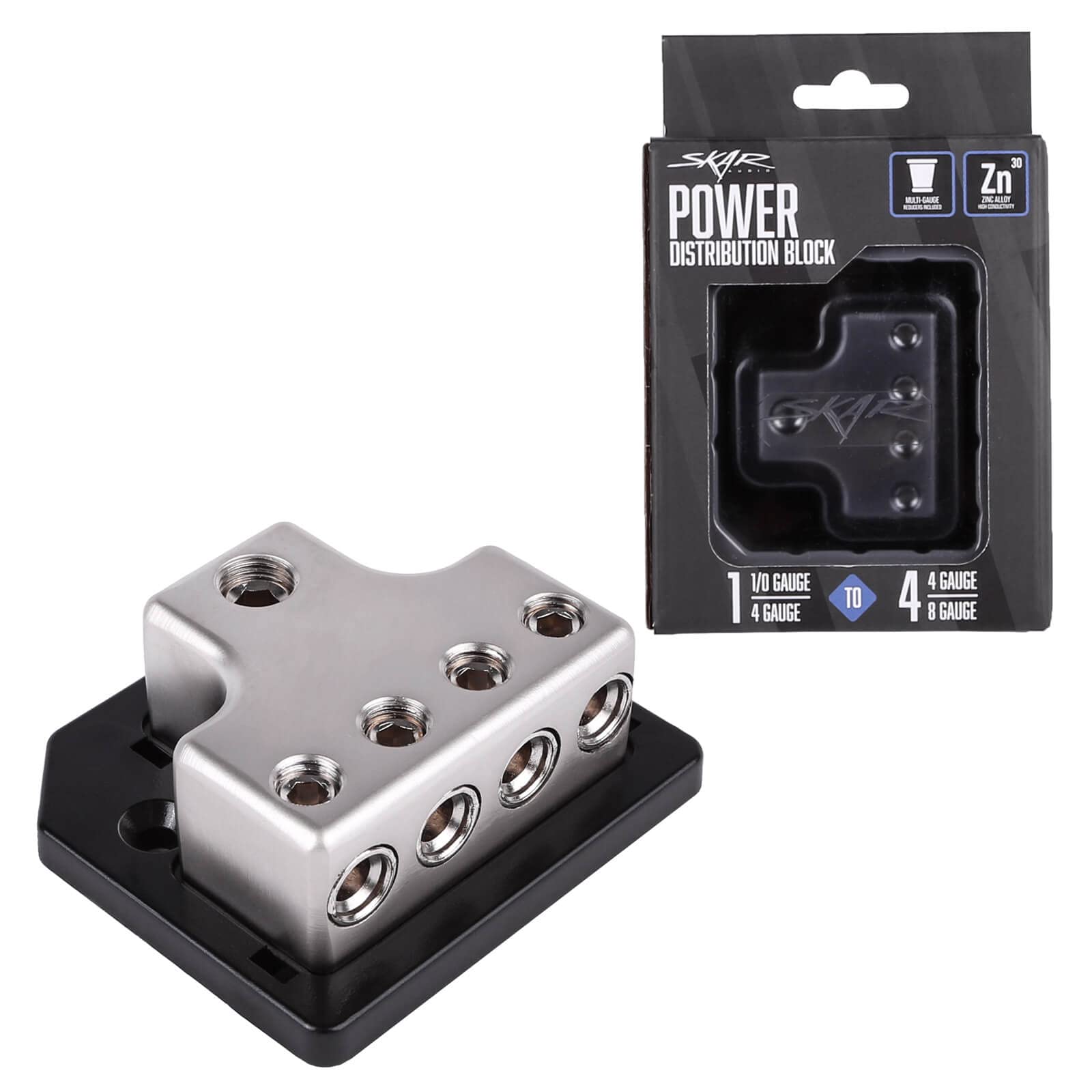 Foto 7 | Bloque De Distribución De Energía Skar Audio Sk-dist-blk2 - Venta Internacional.