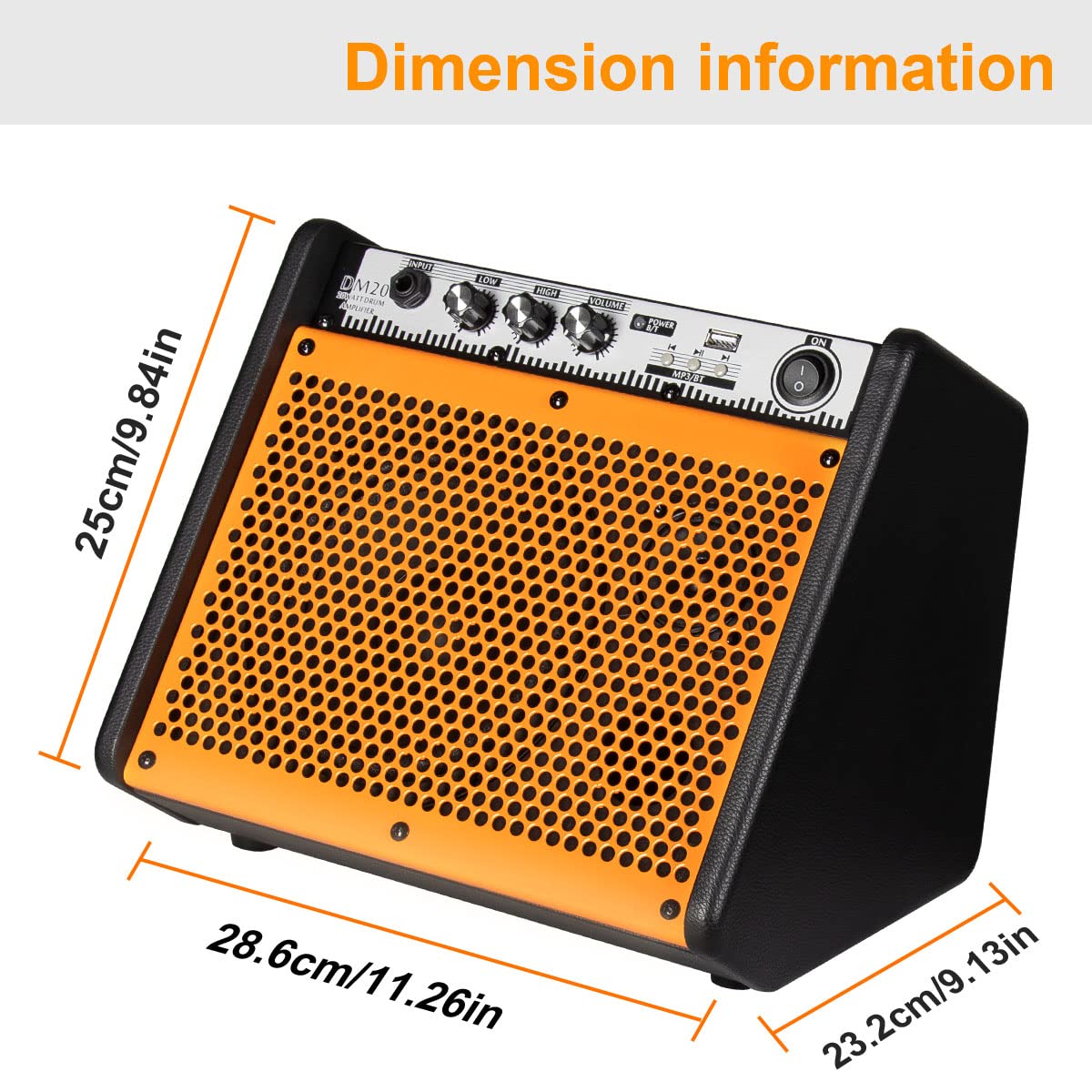 Foto 7 | Amplificador De Teclado Coolmusic 20w Bluetooth Con Interfaz Usb - Venta Internacional.