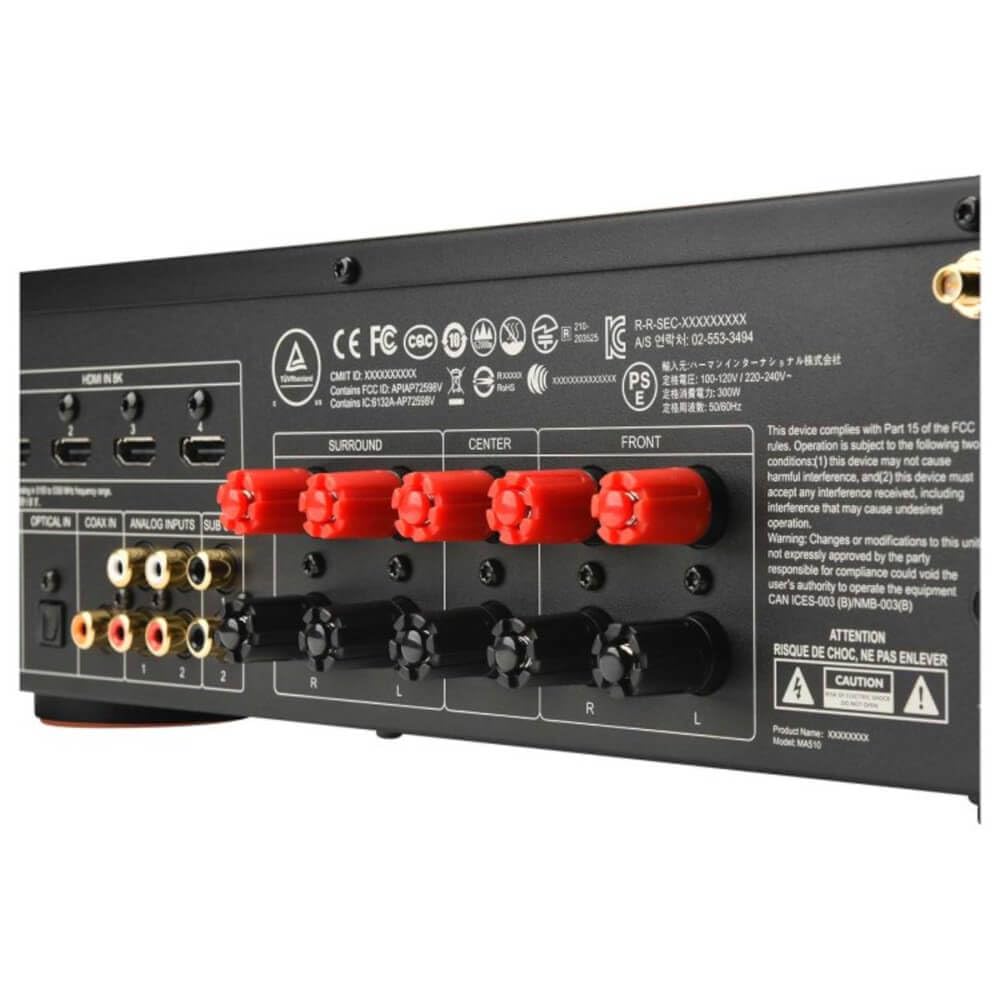 Foto 6 pulgar | Receptor Av Jbl Ma510 5.2 Canales 8k 75w Con Bluetooth Blanco - Venta Internacional.