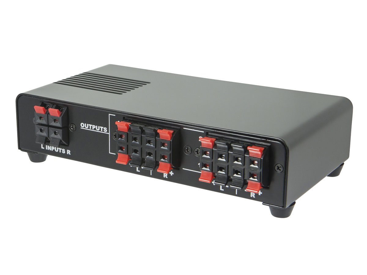 Foto 2 | Selector de Altavoces Monoprice 4 Canales Negro 140 W - Venta Internacional