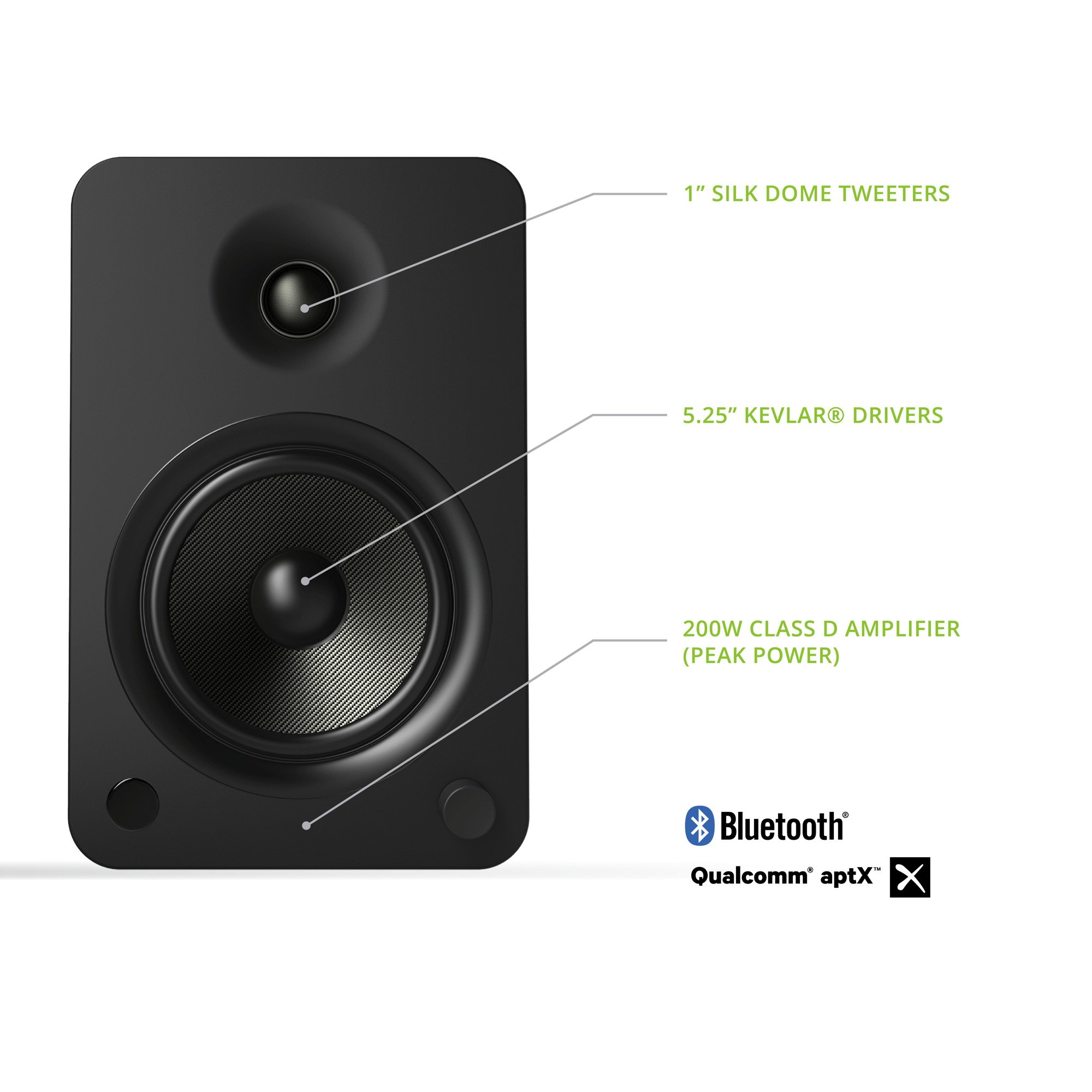 Foto 4 pulgar | Bocinas Amplificados Kanto Yu6mb con Bluetooth 2 Piezas - Venta Internacional