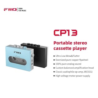 Foto 2 | Reproductor Analógico Portátil De Cassettes Fiio Cp13 Transparent