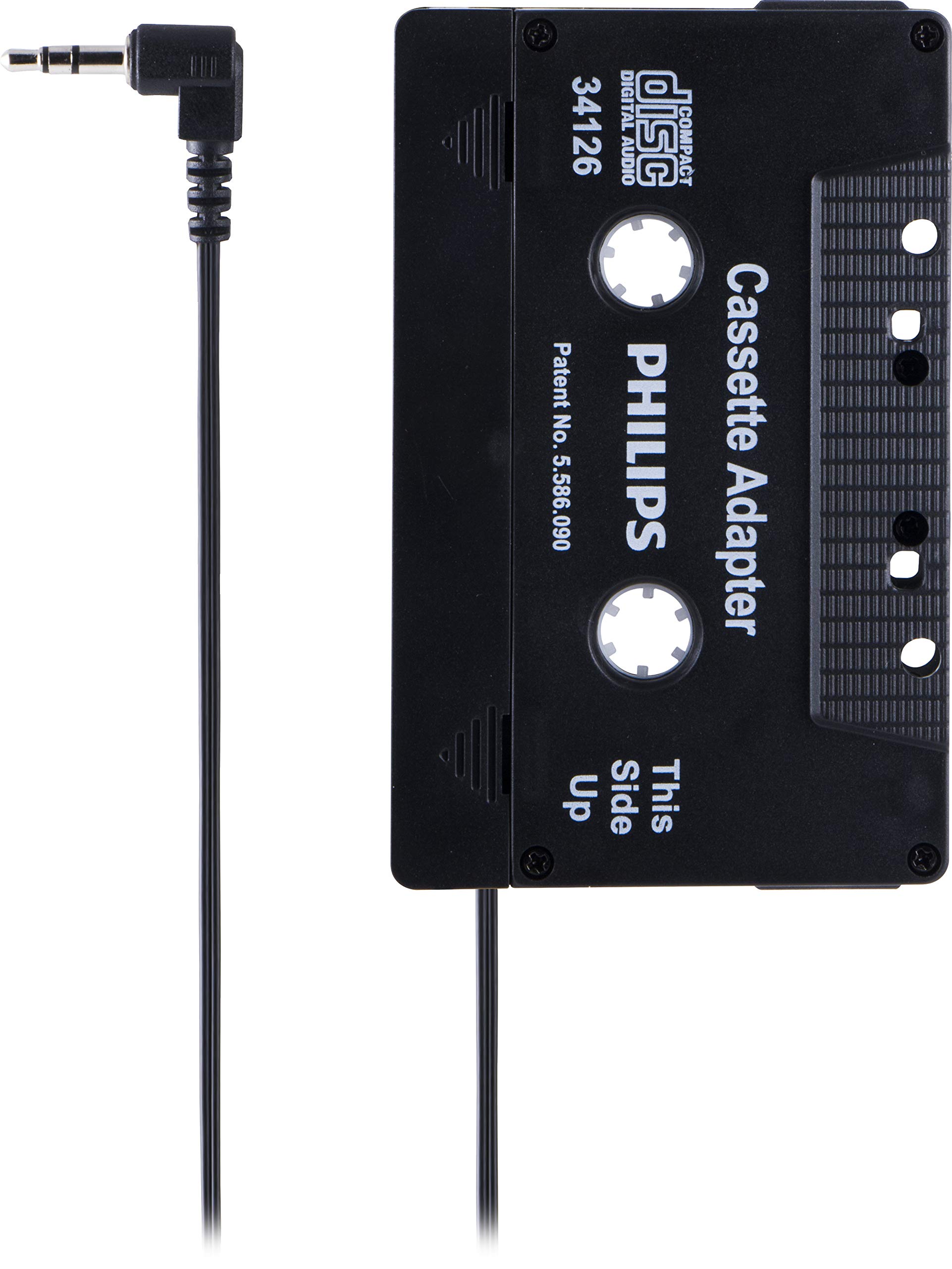 Foto 5 pulgar | Adaptador De Casete Philips Universal Con Conector De Audio De 3,5 Mm Negro - Venta Internacional.