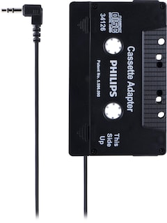 Foto 4 | Adaptador De Casete Philips Universal Con Conector De Audio De 3,5 Mm Negro - Venta Internacional.