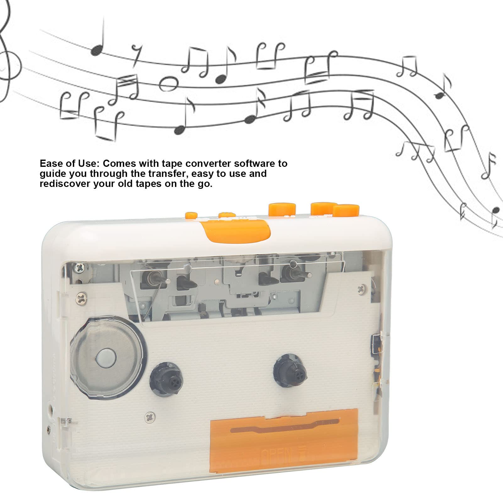Foto 4 pulgar | Convertidor De Casetes Ashata Reproductor De Casetes Portátil A Mp3 - Venta Internacional.
