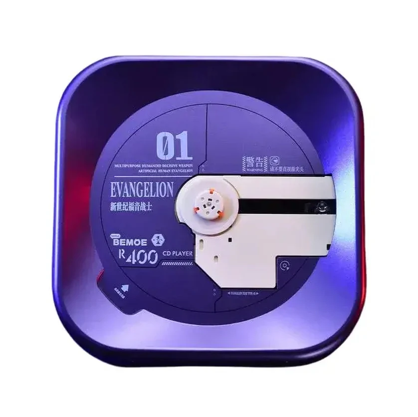 Foto 1 | Reproductor Portátil De Cds Con Batería Recargable Eva-01 Purple