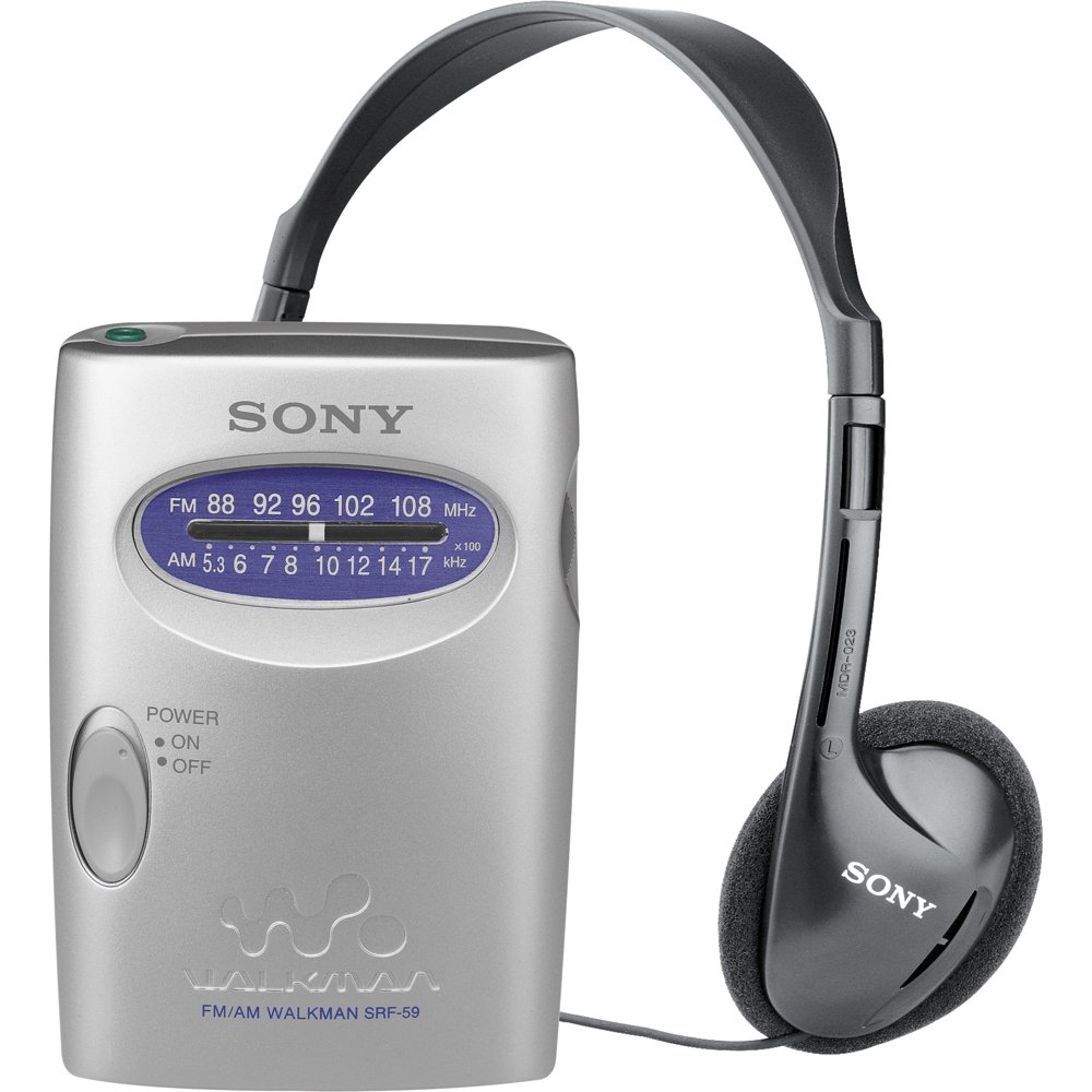 Radio Sony Srf59silver Am/fm Walkman Estéreo - Venta Internacional.