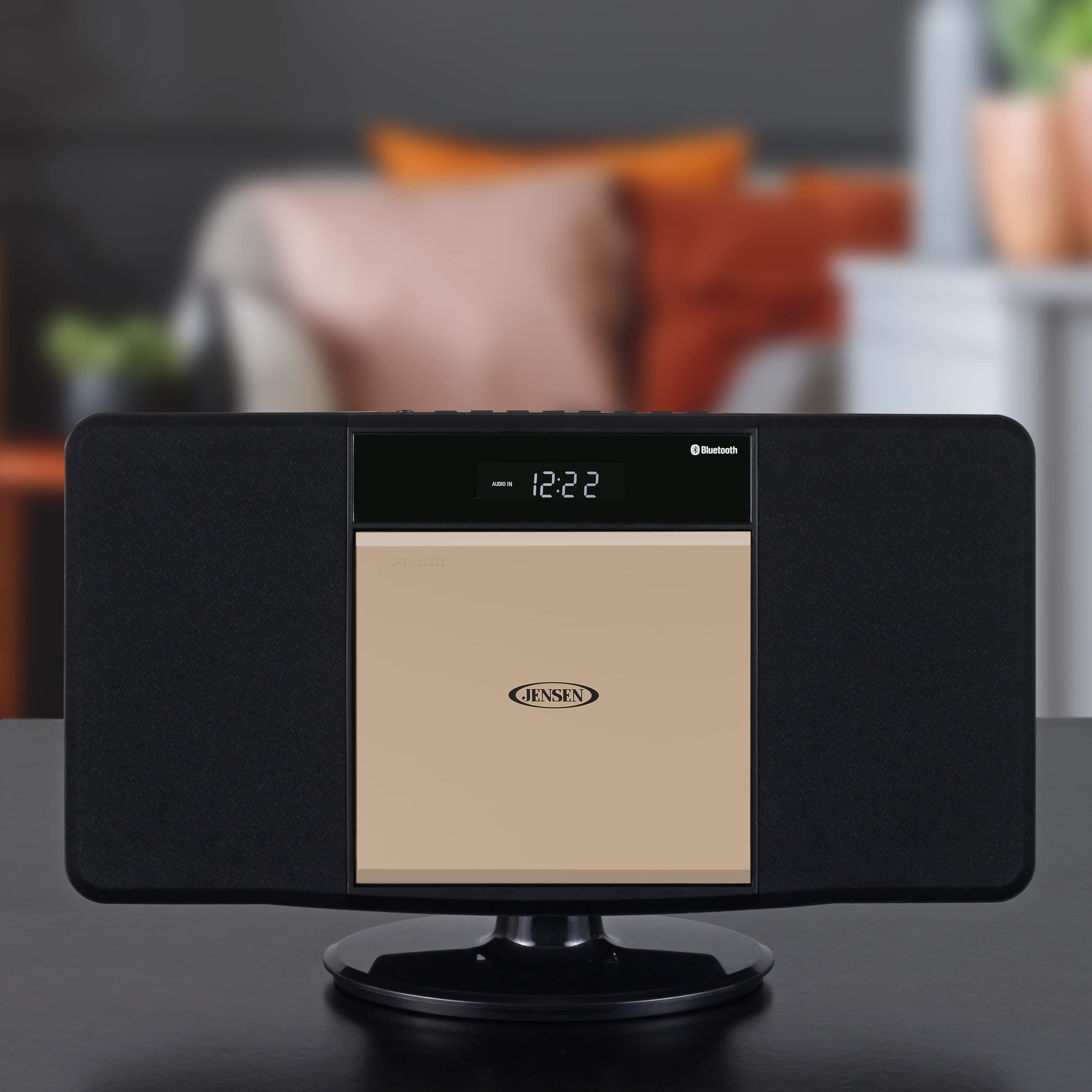 Foto 6 | Sistema De Música Estéreo Bluetooth Jensen Jbs-300 Champagne Gold - Venta Internacional.
