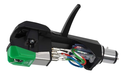 Foto 1 | Kit Combinado De Cabezal Y Cartucho Para Tocadiscos Audio-technica At-vm95e/h, Color Verde - Venta Internacional.