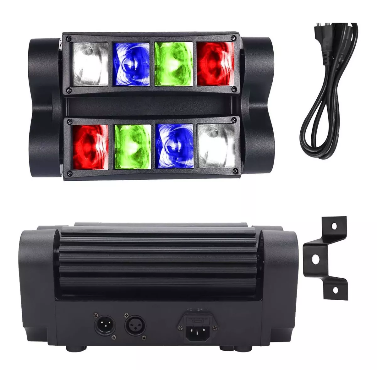 Foto 3 pulgar | Mini Spider Eo Safe Imports ESI-3912 color Negro RGBW Efectos Luz LED Láser Luces DJ