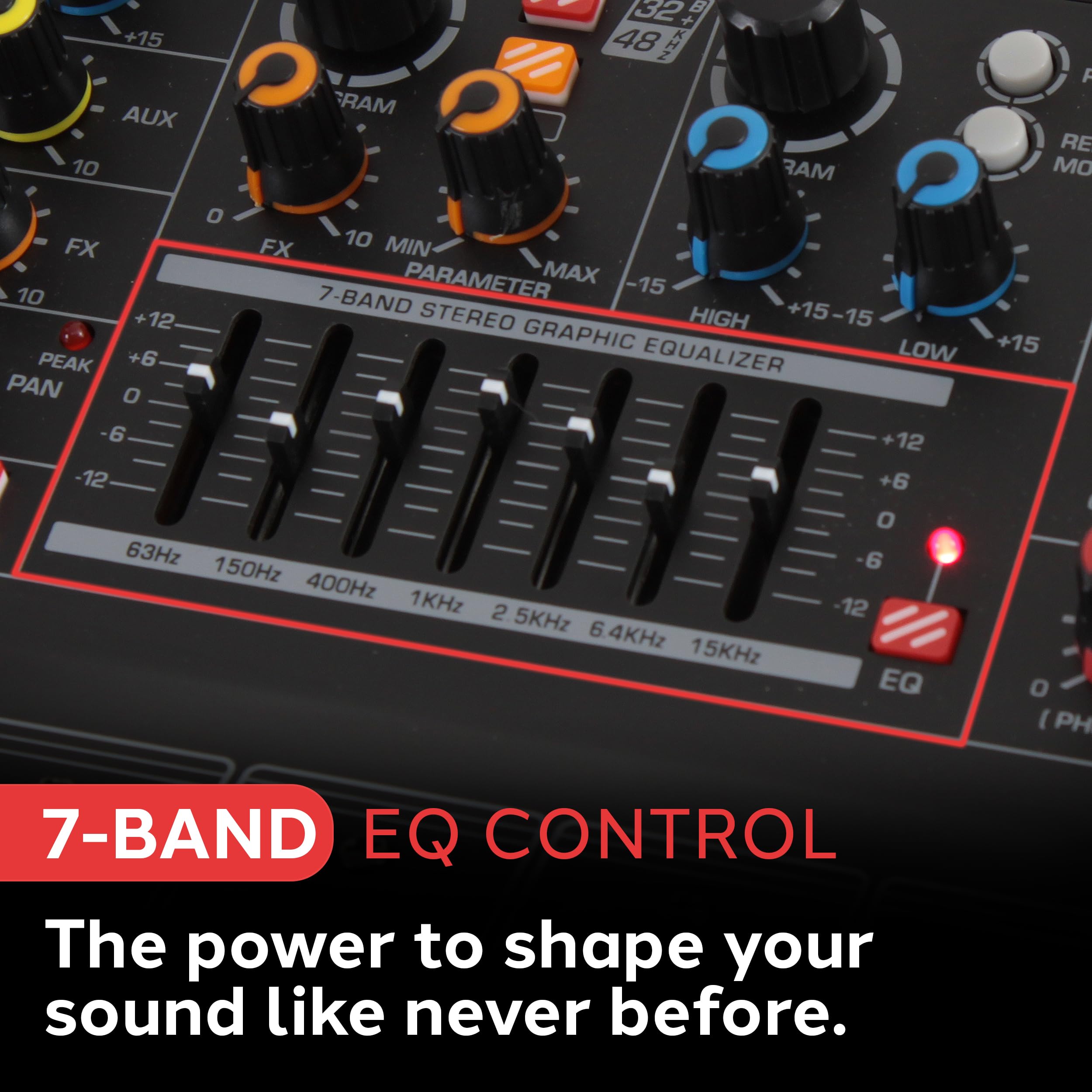 Foto 5 pulgar | Mezclador De Audio De Estudio Bluetooth Pyle Pmxu128bt De 12 Canales - Venta Internacional.