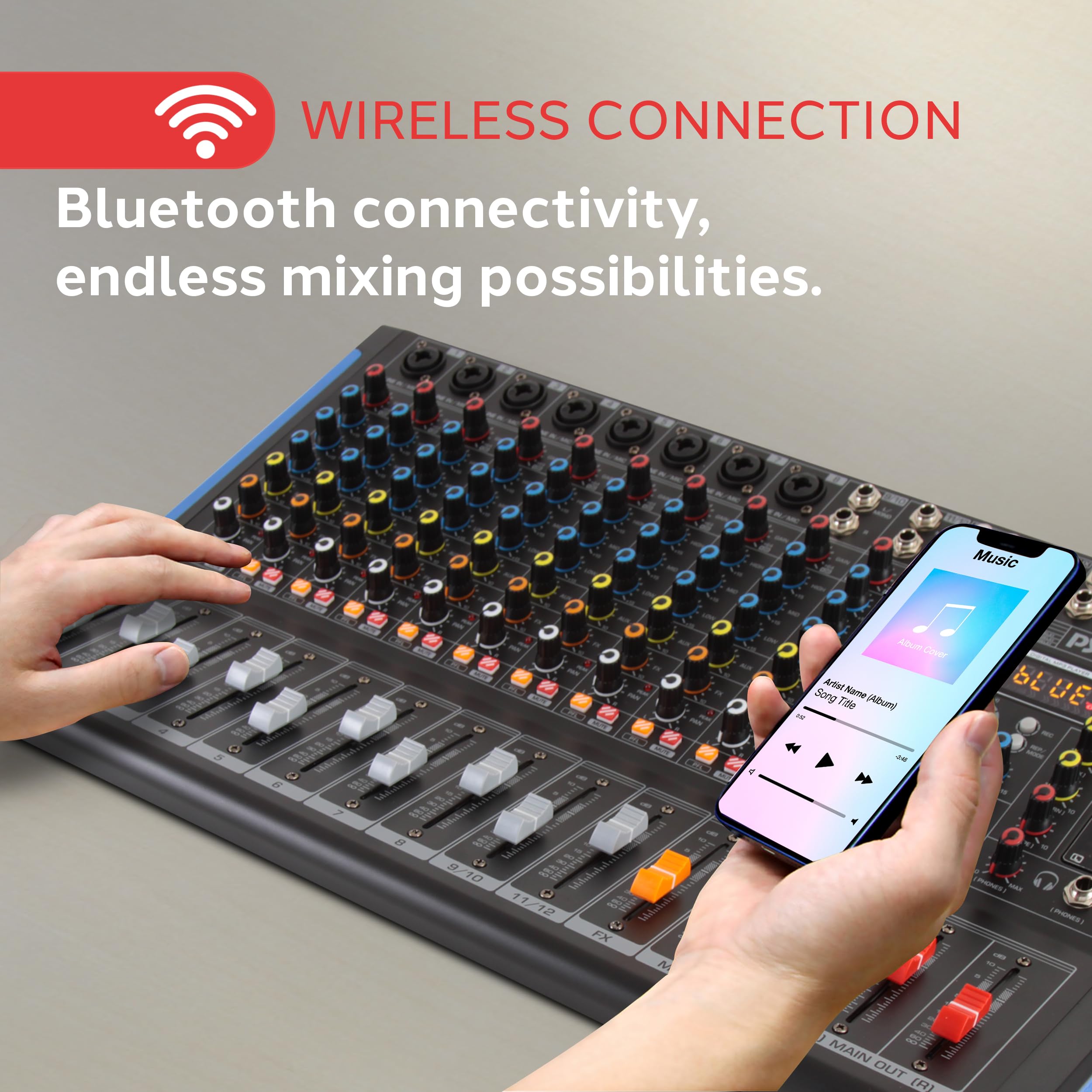 Foto 6 | Mezclador De Audio De Estudio Bluetooth Pyle Pmxu128bt De 12 Canales - Venta Internacional.