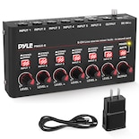 Mezclador Inalámbrico Bt Streaming Mini Line Pyle Pmax6 De 6 Canales - Venta Internacional.