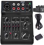 Mezclador De Audio Bluetooth Pyle Pad30mxubt De 3 Canales Con Usb - Venta Internacional.