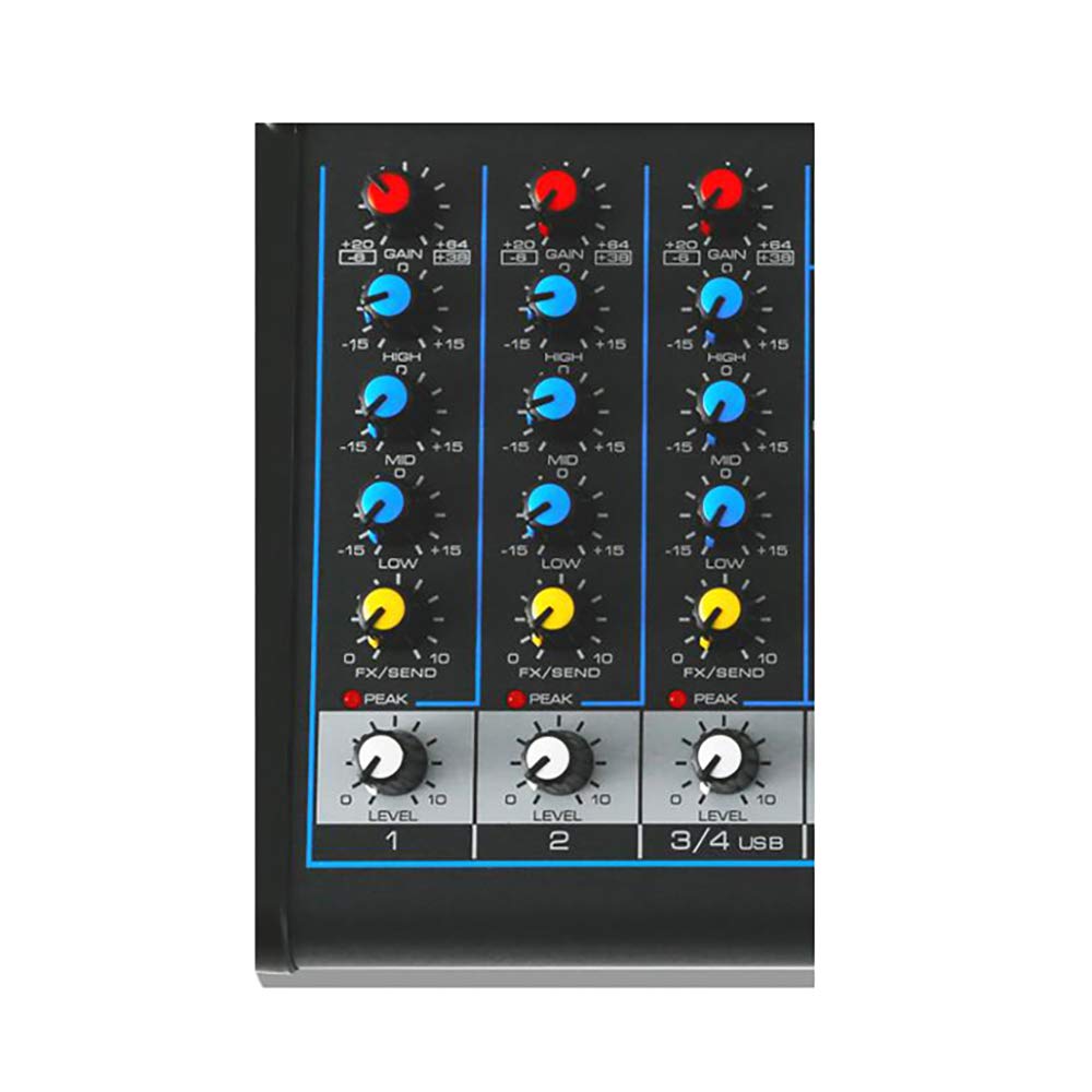 Foto 7 pulgar | Mezclador De Audio Pyle Pmxu43bt 4 Canales Usb Bluetooth Mp3 48v - Venta Internacional.