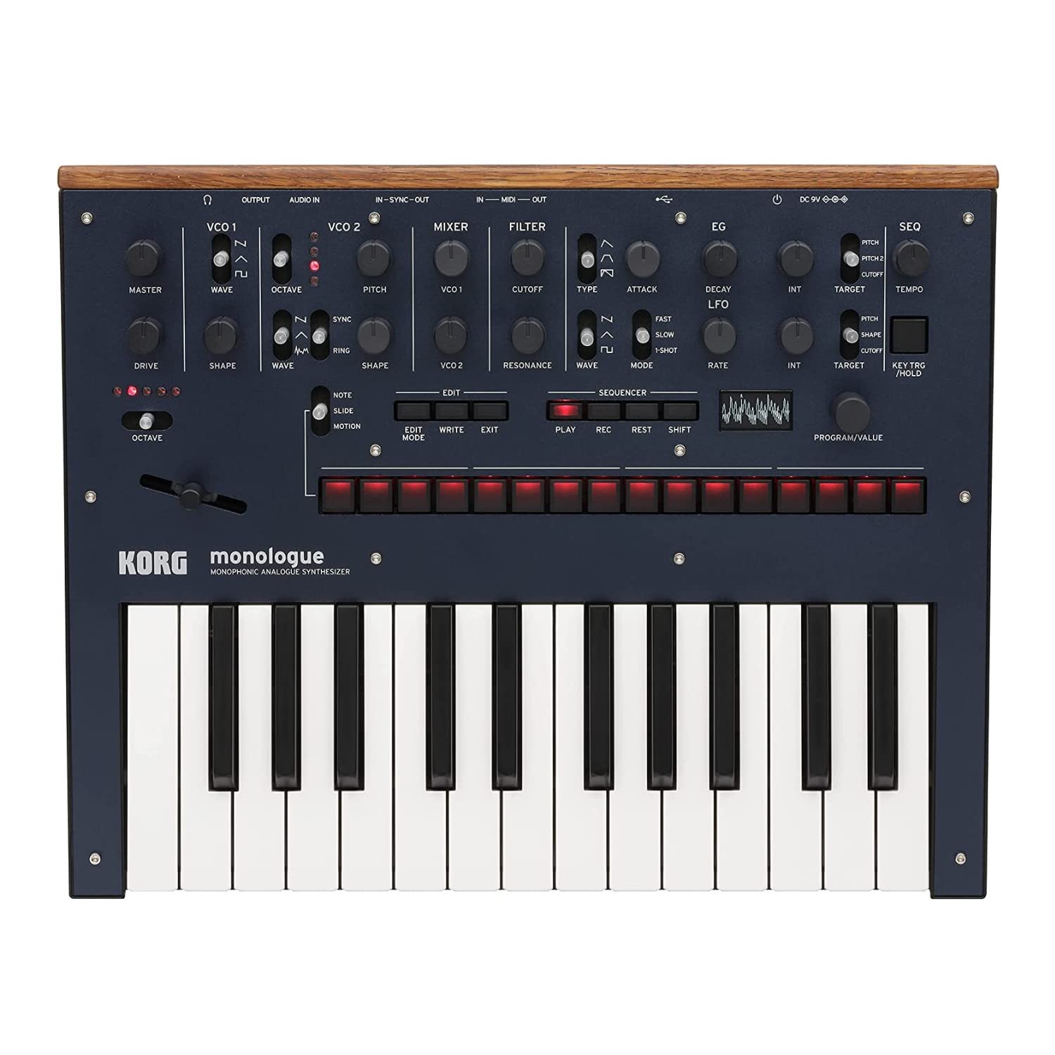 Sintetizador Analógico Korg Monologue Monophonic Con Secuenciador De 16 Pasos - Venta Internacional.