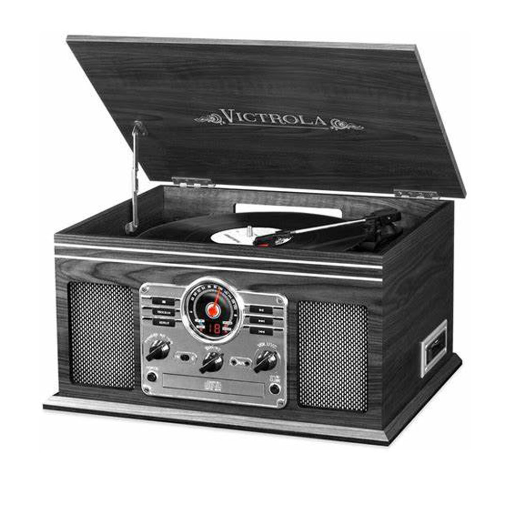 Tornamesa Victrola VTA-200B color Negro Bluetooth Nuevo