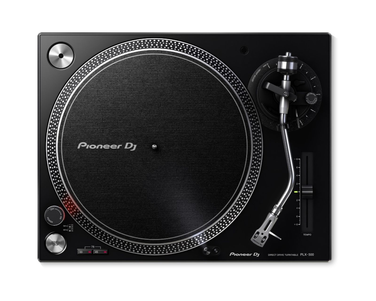 Tornamesa Pioneer Plx-500 Discos Vinyl Motor Directo color Negro