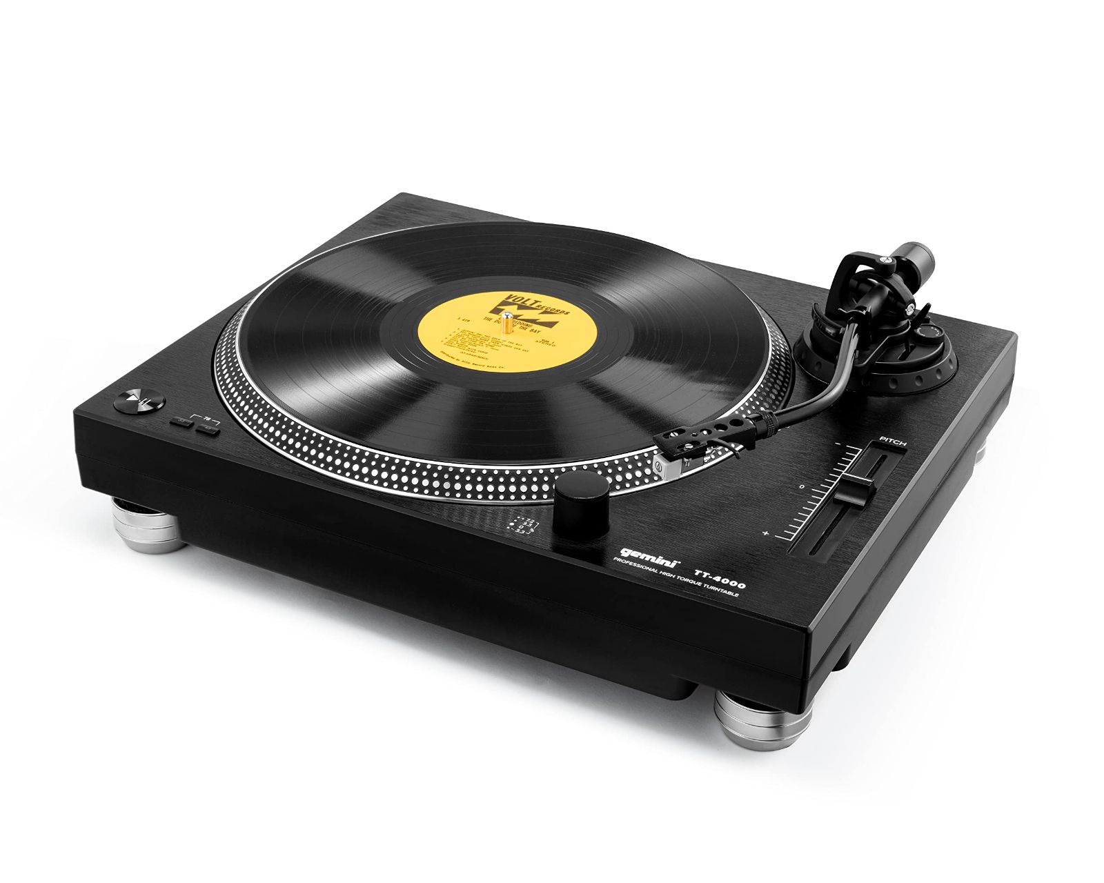 Tocadiscos Gemini TT-4000 de Motor Directo/Interface USB/33, 48, 78 RPM/RCA