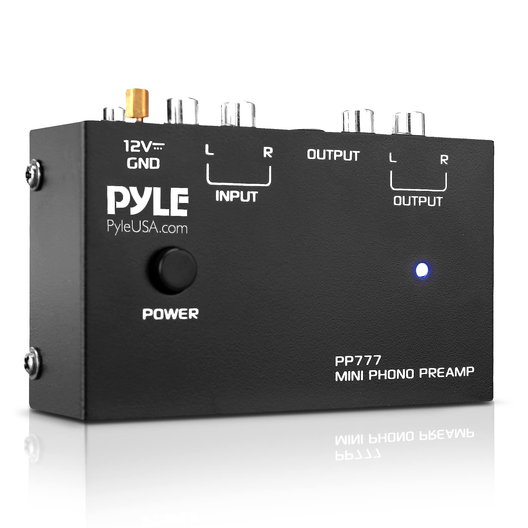 Preamplificador Phono Tocadiscos Pyle Output Pp777 Mini Electronic A - Venta Internacional.