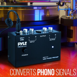 Foto 3 | Preamplificador Phono Tocadiscos Pyle Output Pp777 Mini Electronic A - Venta Internacional.