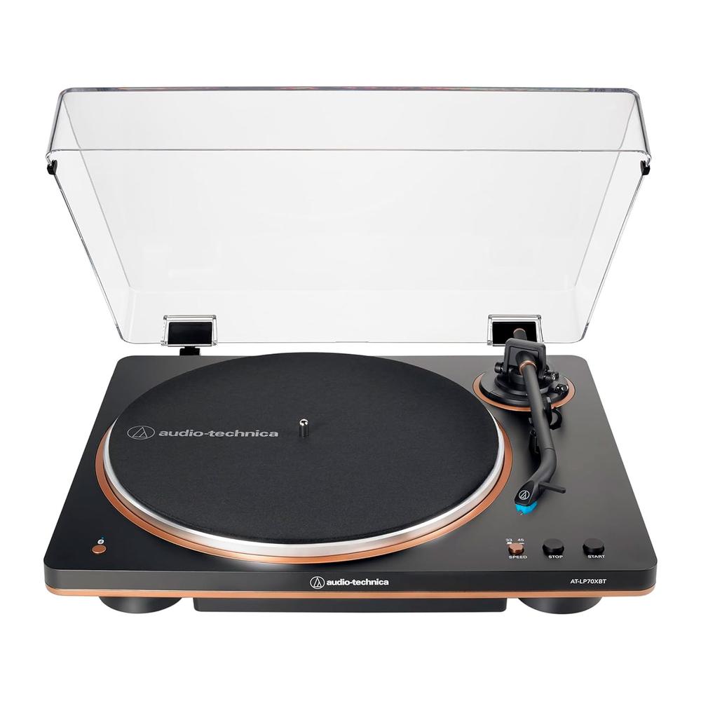 Tornamesa De Transmisión Por Correa Audio Technica At-lp70xbt-bz Color Multicolor Con Bluetooth