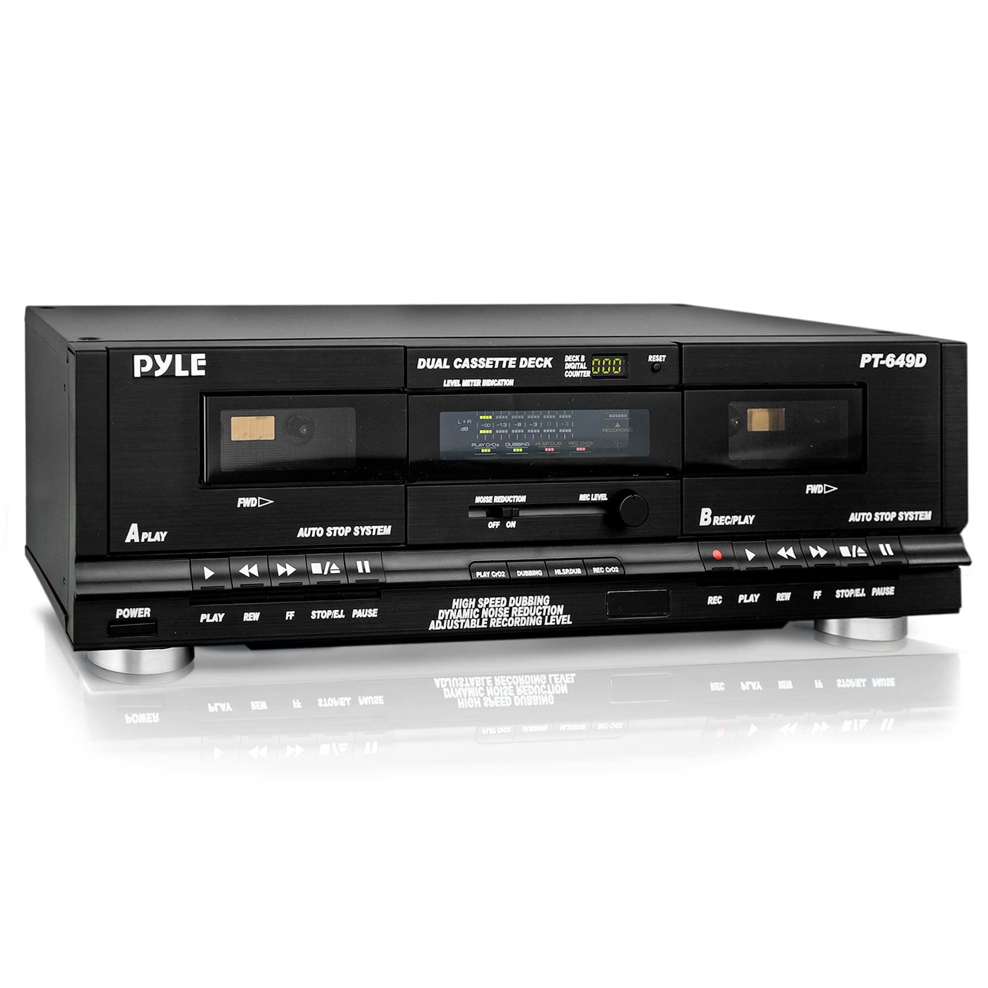 Foto 1 | Grabadora De Música Pyleusa Con Doble Casete, 110 V/220 V - Venta Internacional.