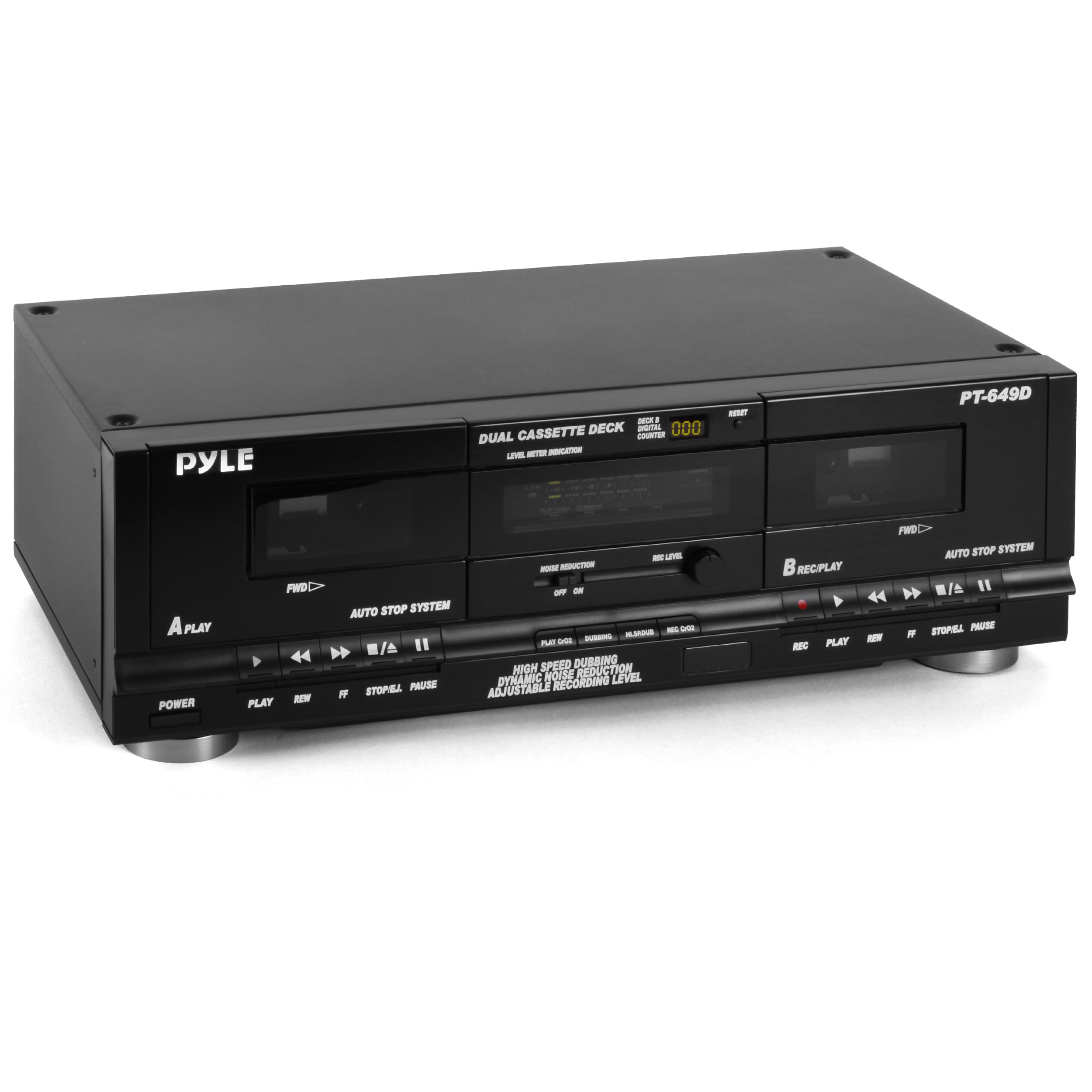 Foto 1 | Reproductor Multimedia Digital Con Doble Casete Pyle Home 110 V/220 V - Venta Internacional.