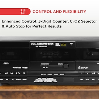 Foto 3 | Reproductor Multimedia Digital Con Doble Casete Pyle Home 110 V/220 V - Venta Internacional.